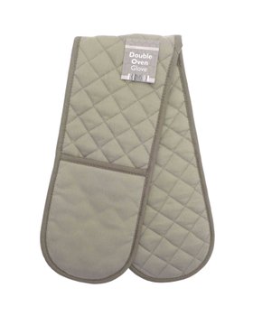 Double Oven Glove Stone One Size