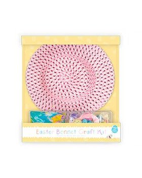Easter Bonnet Craft Kit For Kids Pink