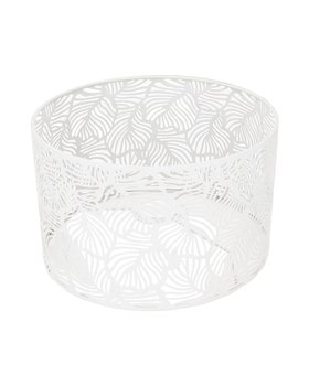 Decorative Lampshade Hollow Carved Metal White