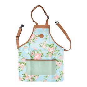 Gardening Apron Green Rose Design One Size