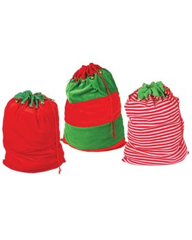 Christmas Elf Plush Sacks & Bells