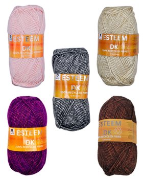 Woolcraft Esteem Recycled Wool Yarn DK 100g