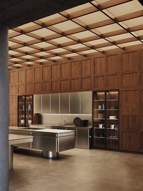 Boiserie Atlante e isola Virtus