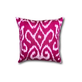 Bright Pink  40x40 cm Silk Cushion