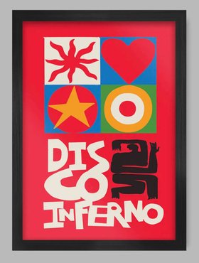 Disco Inferno Poster Print