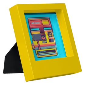 Polaroid 4x4 Desk Frame - Yellow 