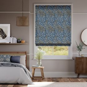 V&A William Morris Willow Bough Midnight Roman Blind