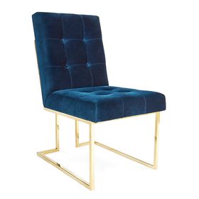 Jonathan Adler Goldfinger Dining Chair – Rialto Navy
