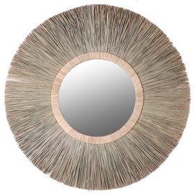 Island Wicker Mirror 