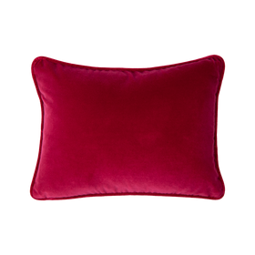 The Velvet Cushion - Cranberry - Rectangle