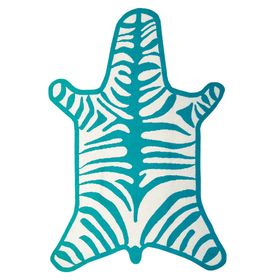 Zebra Peruvian Flatweave Rug