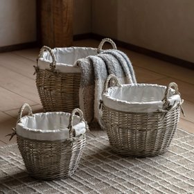 Orin Lined Baskets - Set of 2