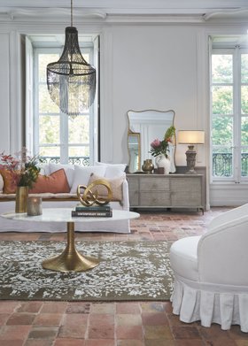 Eloise Mirror - Aged Gold