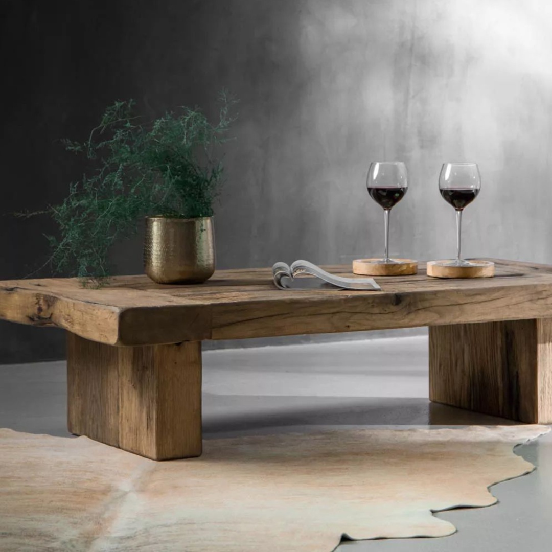 Reclaimed Oak Coffee Table - Rectangle