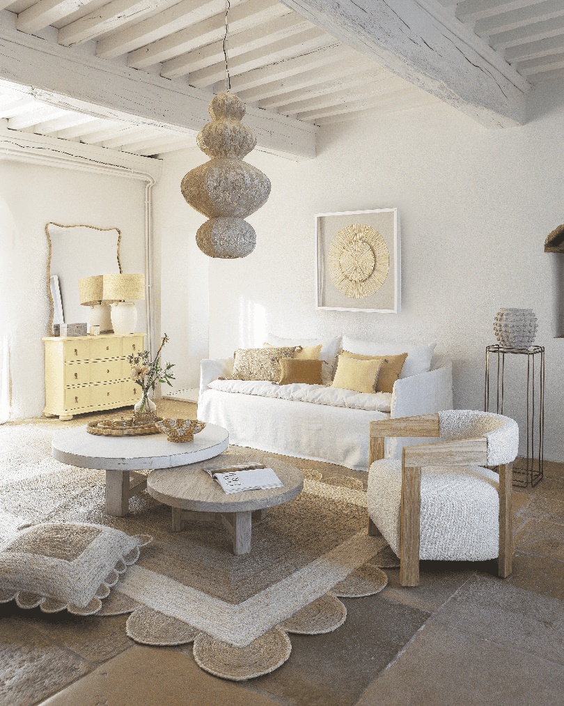 Bao Coffee Table - White - L