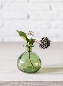 Garden Trading Round Bud Vase in Green