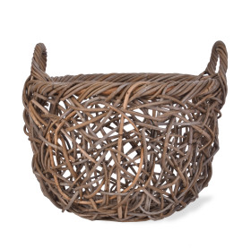 Garden Trading Tangled Weave Basket, Small -  Rattan   