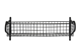 Garden Trading Wirework Basket Shelf, Medium in Black   