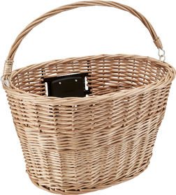 ELECTRA QR NATURAL WICKER FRONT BASKET