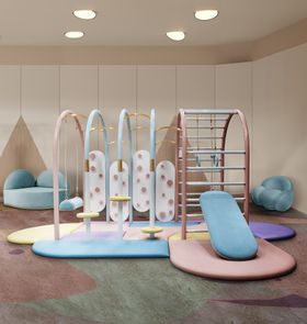 Create a luxurious and playful area for your kids with Bubble Gum Gym