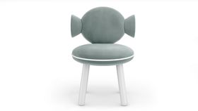 Kids Chair | Bonbon Chair in sage blue tones