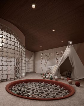 The Tropical Hideaway | have fun in this cosy bedding and play area for kids with Teepee bed