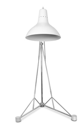Pantone Color of the Year 2026 | Diana Floor Lamp in cloud dancer tones