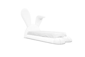 Pantone Color of the Year 2026 | Mr. Bunny bed in cloud dancer tones