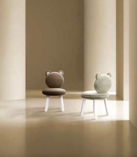 Chairs | beige paint kids corner with Baloo brown and sage chair