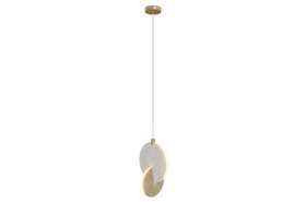Suspension Lamps | Nova II suspension lamp in white and gold tones