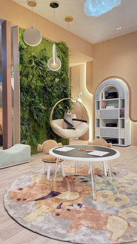 Circu at Salone del Mobile 2026 | Children delight in exploring the drawing area and the reading corner
