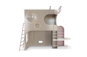 Playroom | Nemo Playhouse in taupe and pink tones