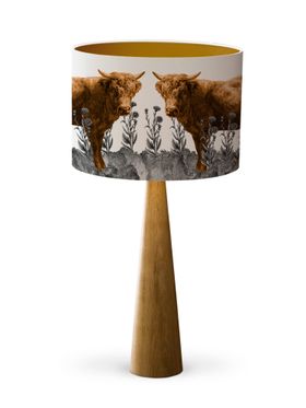 Fold of Highland Coos Lampshade