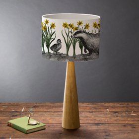 The Meeting! - Badger and Duckling Lampshade