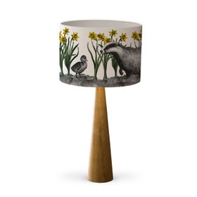 The Meeting! - Badger and Duckling Lampshade