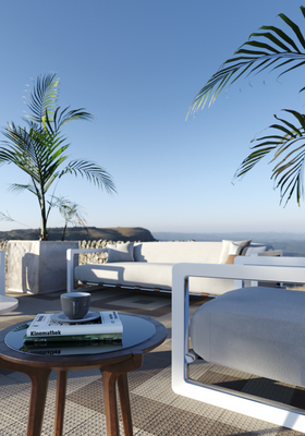 Outdoor Garden in Rio de Janeiro by Marlo Junior with Studio Pepe Collection