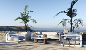 Outdoor Garden in Rio de Janeiro by Marlo Junior with Studio Pepe Collection