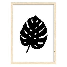 Botanical Monstera Palm Art Print