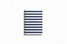 Navy Stripe Masterplan Hardback Notebook