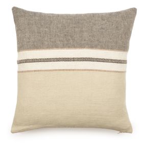 Linen Beeswax Stripe Cushion