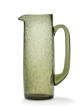 Lanza Green Glass Jug