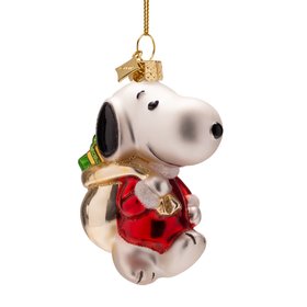Snoopy with Gift Sack Tree Decoration