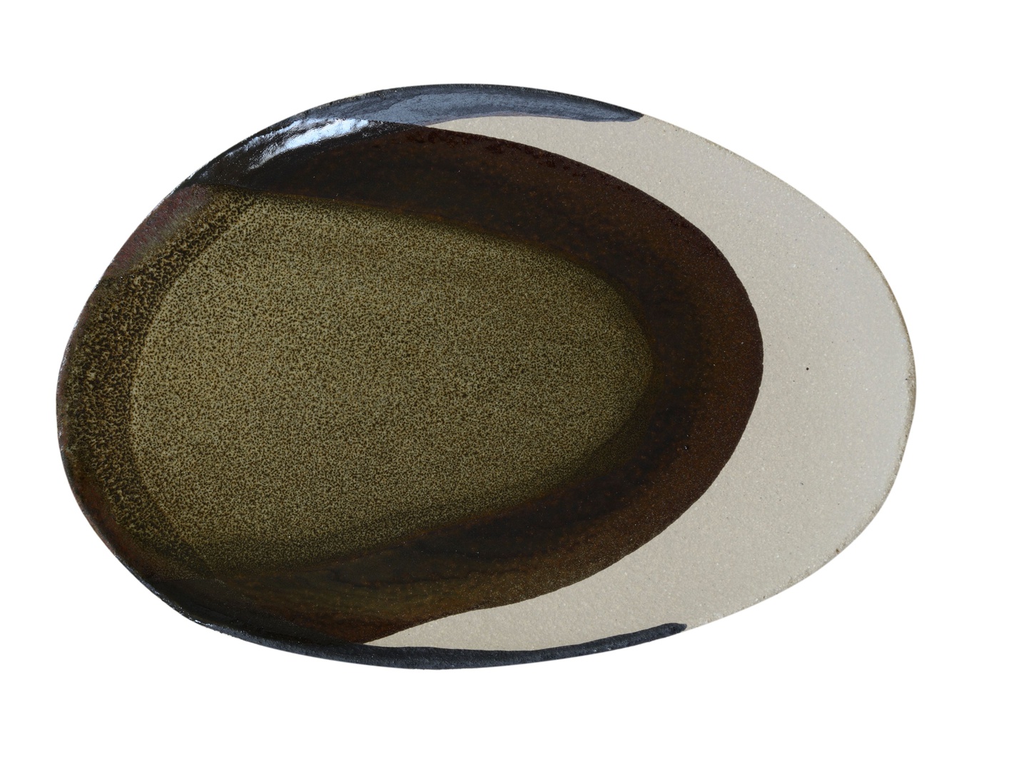 Wabi Oval Plate Seidou