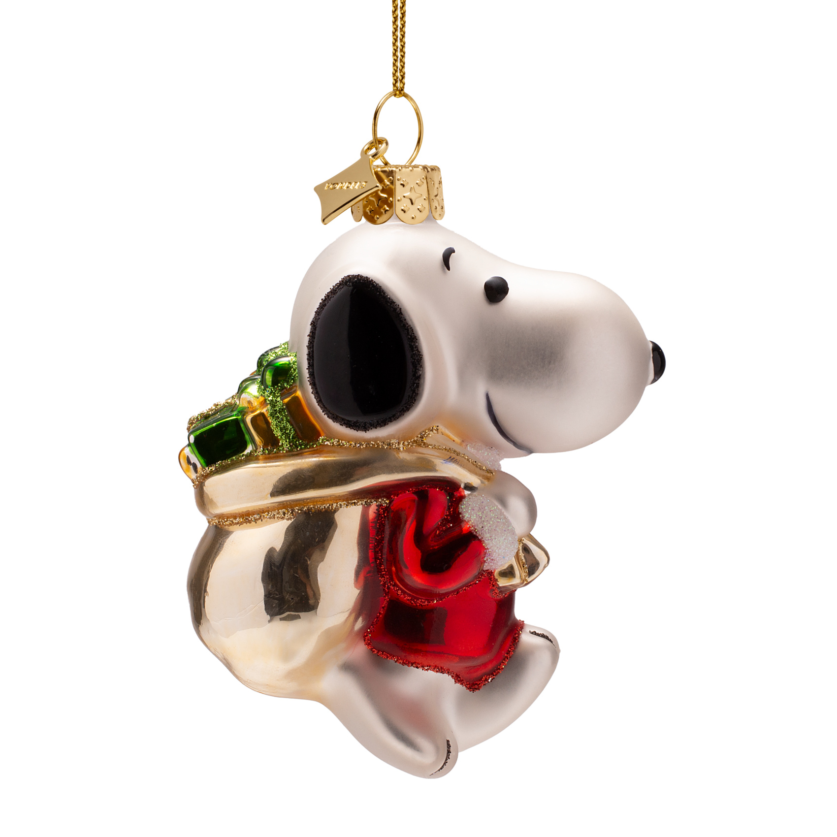 Snoopy with Gift Sack Tree Decoration