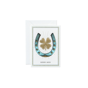 Chase And Wonder Cards Mini Greeting Card Good Luck