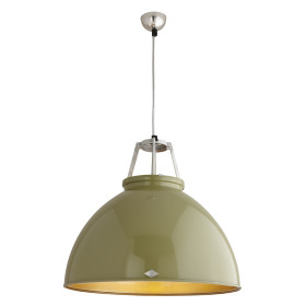 Original BTC   Titan Size 5 Pendant, Olive Green With Bronze Interior 