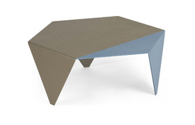 Ruche | Tavolino in metallo bicolore | Made in Italy