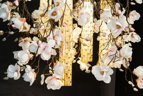 Flower Power Magnolia Pink Cream