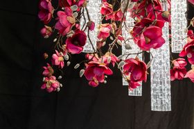 Flower Power Magnolia Pink Cream