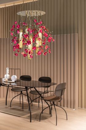 Flower Power Magnolia Pink Cream